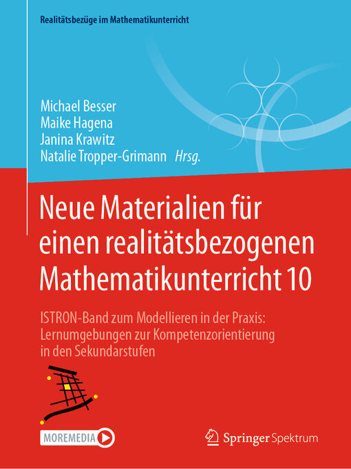 Title details for Neue Materialien für einen realitätsbezogenen Mathematikunterricht 10 by Michael Besser - Available